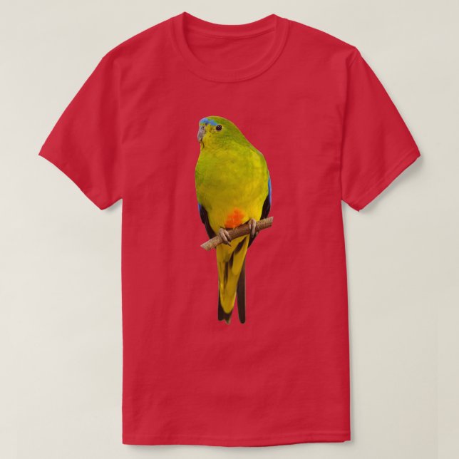 Orangebellied Parrot T-Shirt (Design Front)