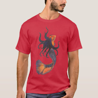 Orangeblue betta mermaid T-Shirt