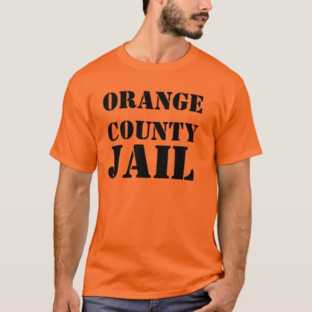 ORANGECOUNTY, JAIL T-Shirt (Front)
