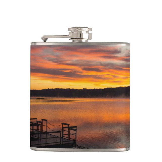 Orangelicious Morning Hip Flask (Front)