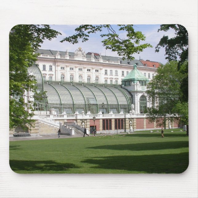 Orangery Burggarten, Vienna Austria Mouse Mat (Front)