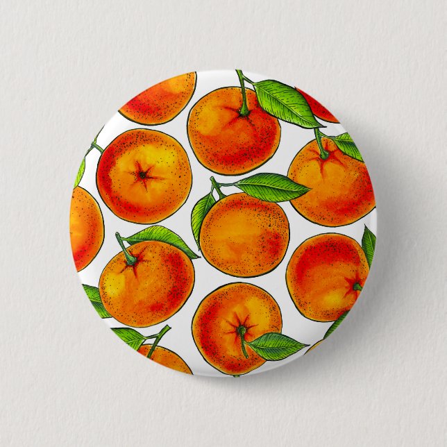 Oranges 6 Cm Round Badge (Front)