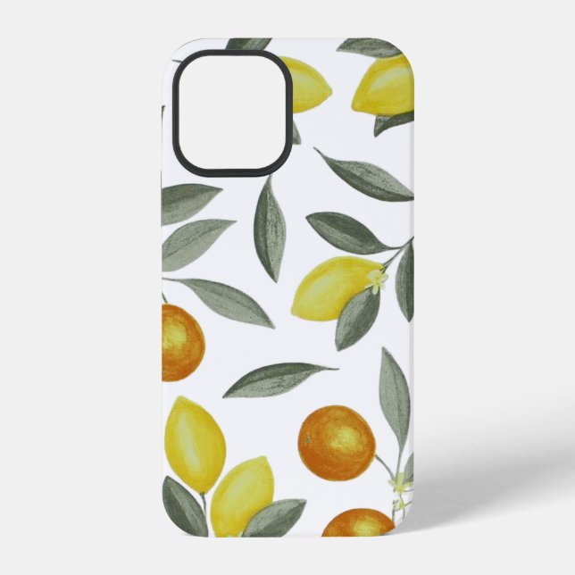 Oranges and lemons iPhone case (Back)