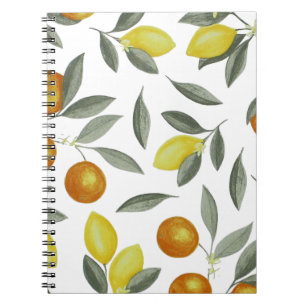 Oranges and lemons notebook