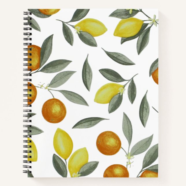 Oranges and lemons notebook (Front)