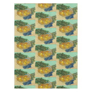 Oranges and Lemons with Blue Gloves by Van Gogh Tablecloth