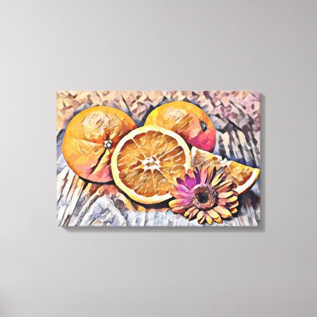 Oranges Canvas Print (Front)