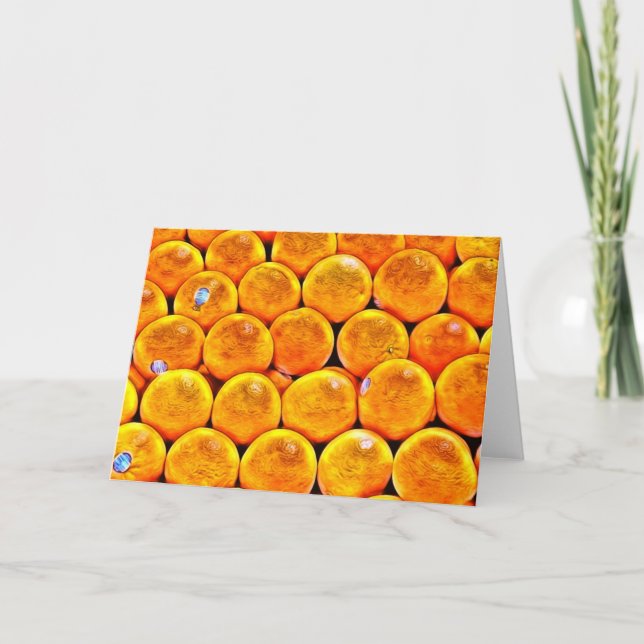 Oranges Card (Front)