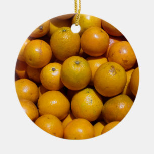 Oranges Ceramic Tree Decoration