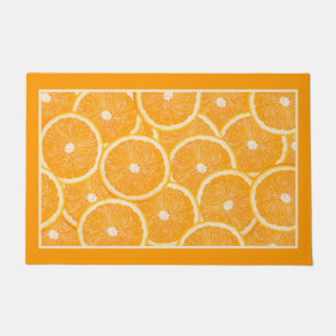 Oranges door mats