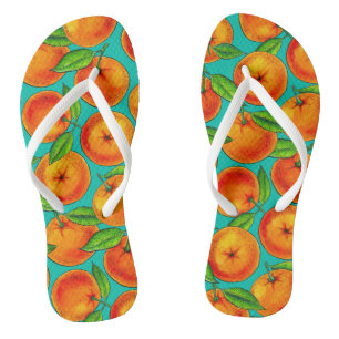 Oranges Flip Flops
