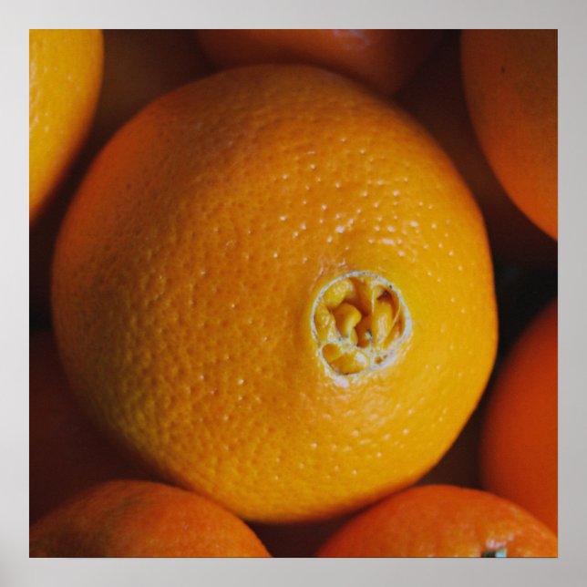 Oranges / Foodie kitchen poster (Front)