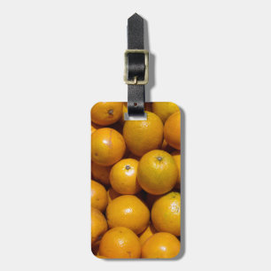 Oranges fruit Florida market orange  Luggage Tag