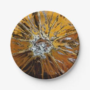 ORANGES FRUIT PAPER PLATE
