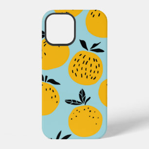 Oranges fruits seamless pattern iPhone 12 case
