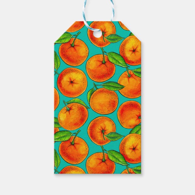 Oranges Gift Tags (Front)