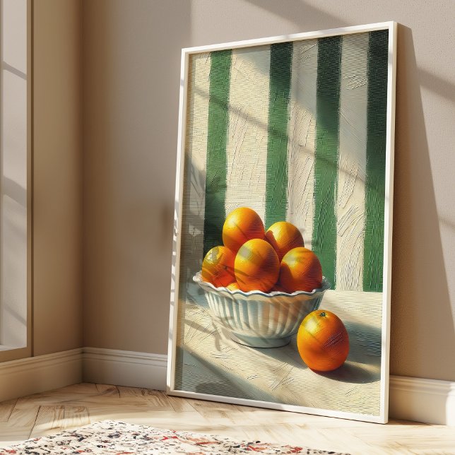Oranges Kitchen Fruit Summer Trendy Wall  Poster (Creator Uploaded)