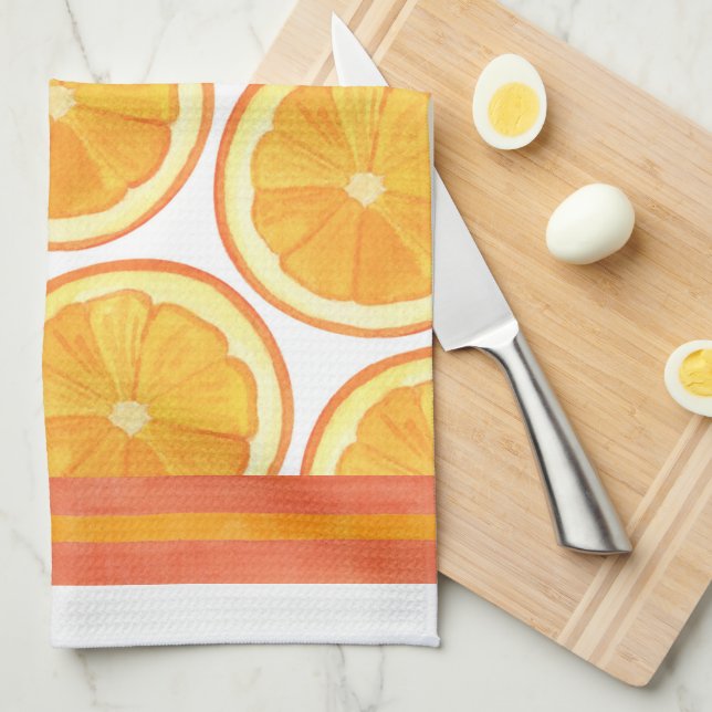 Oranges - Kitchen Towel (Quarter Fold)