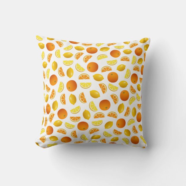 Oranges & Lemons Cushion (Front)