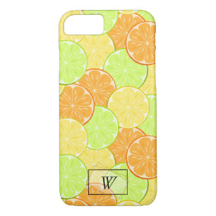 oranges lemons lime personalised fruit iPhone 8/7 case
