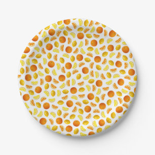 Oranges & Lemons Paper Plate