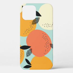 Oranges Pattern: Vibrant Seamless Design. iPhone 12 Case