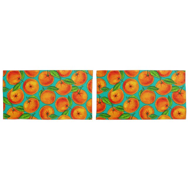 Oranges Pillowcase (Front-Set)