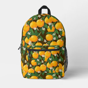 Oranges Printed Backpack