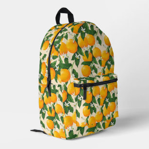 Oranges Printed Backpack