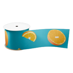 Oranges Satin Ribbon