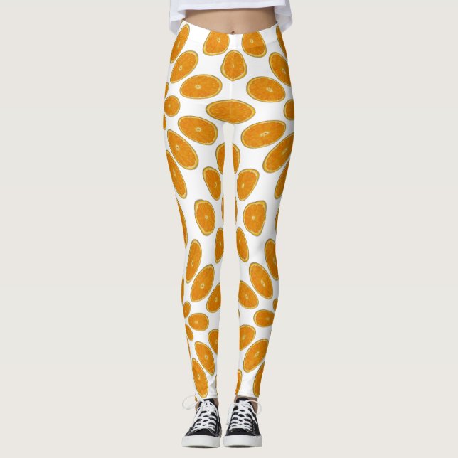 Oranges slices leggings (Front)