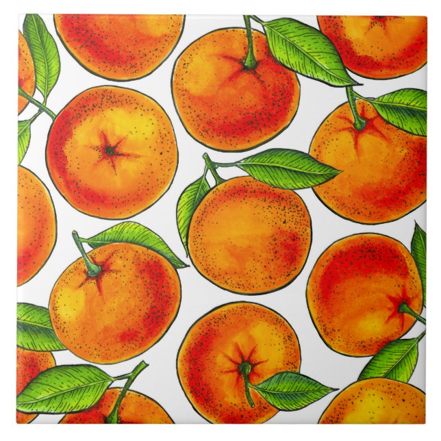 Oranges Tile (Front)