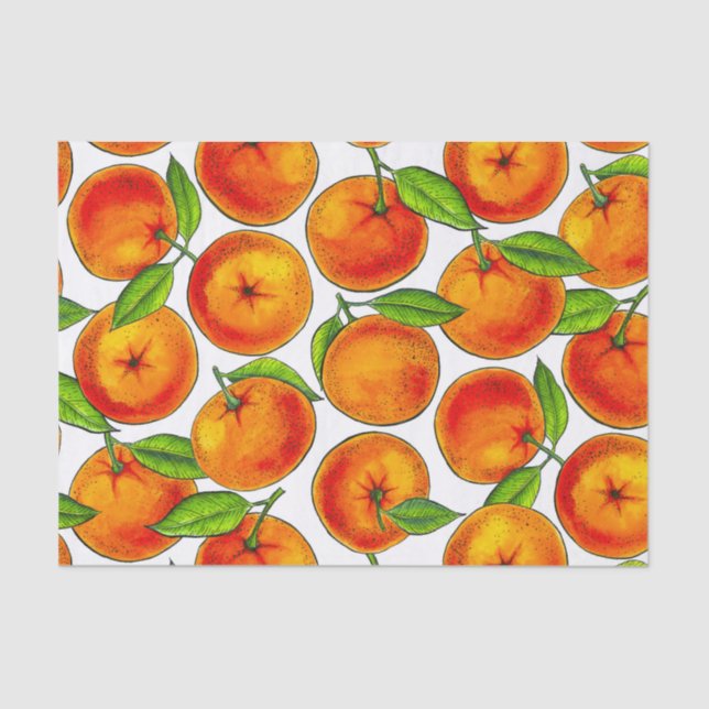Oranges Tissue Paper (Front)