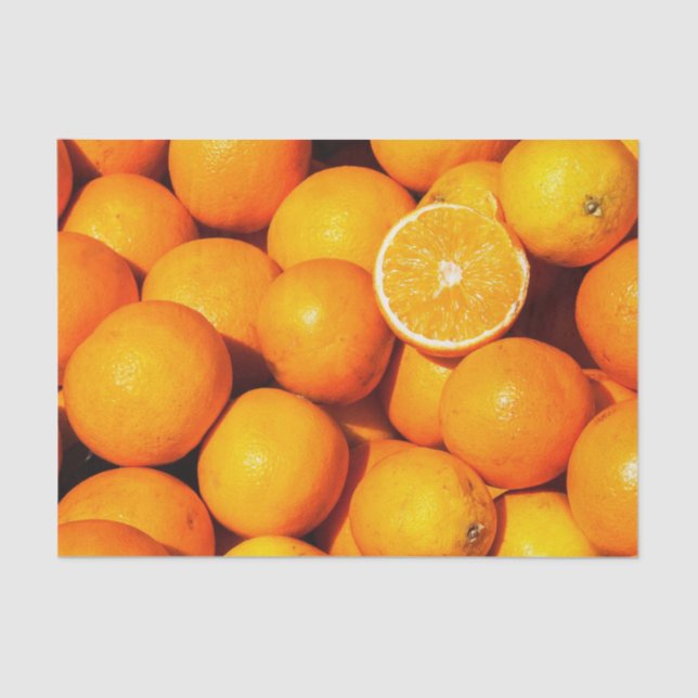 Oranges Tissue Paper (Front)