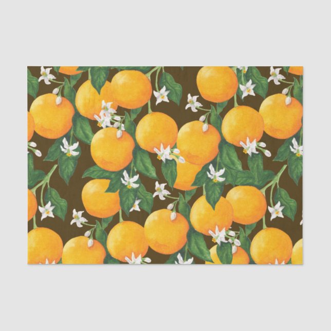 Oranges Tissue Paper (Front)