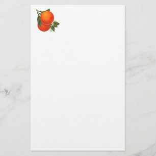 Oranges Vintage Crate Art Stationery