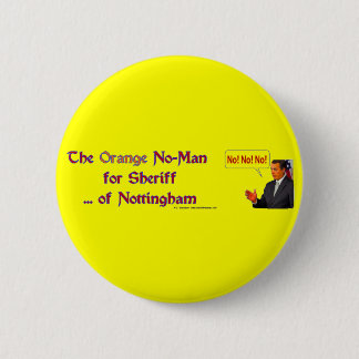 OrangeSheriff 6 Cm Round Badge