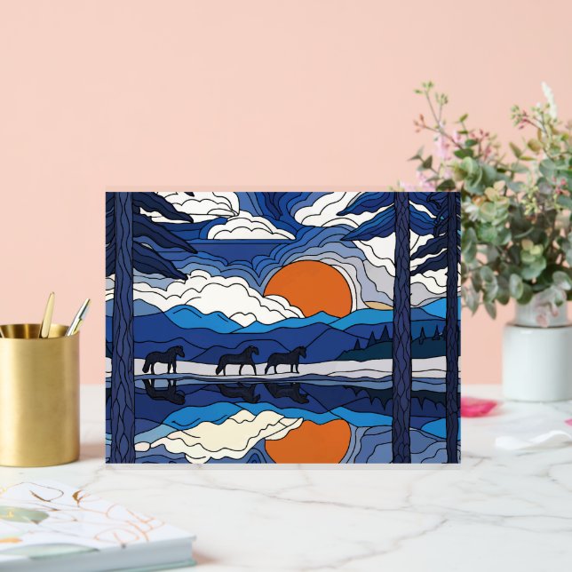 ORANGR SUN ACRYLIC SIGN (Wedding)