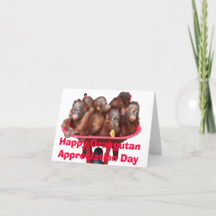 Orangutan Appreciation Day Card