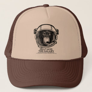 Orangutan Astronaut - Help Save the Galaxy Trucker Hat
