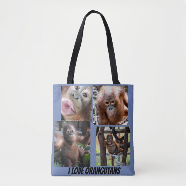 Orangutan Babies Tote Bag (Front)