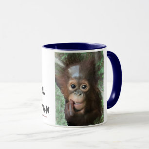 Orangutan Baby Crystal Mug