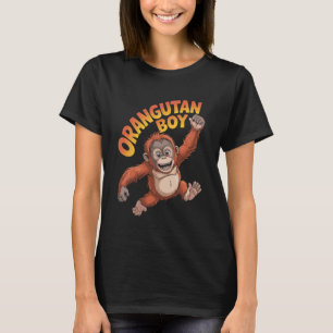 Orangutan Boy Mens Jungle Ape Monkey Themed Birthd T-Shirt