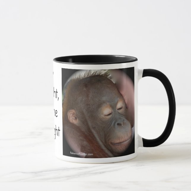 Orangutan Children's Prayer Mug (Right)