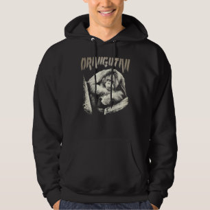 Orangutan Chilling Out. Cool Orangutan. Hoodie