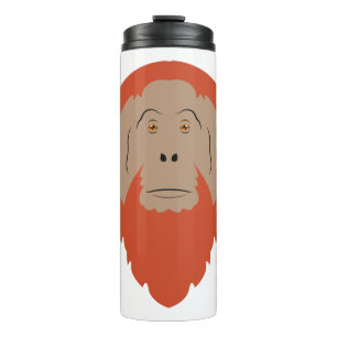 Orangutan Face Thermal Tumbler