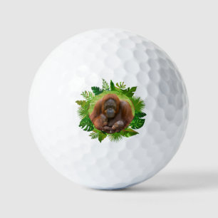 Orangutan Family Bond Golf Balls