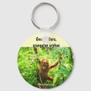 Orangutan George Key Ring