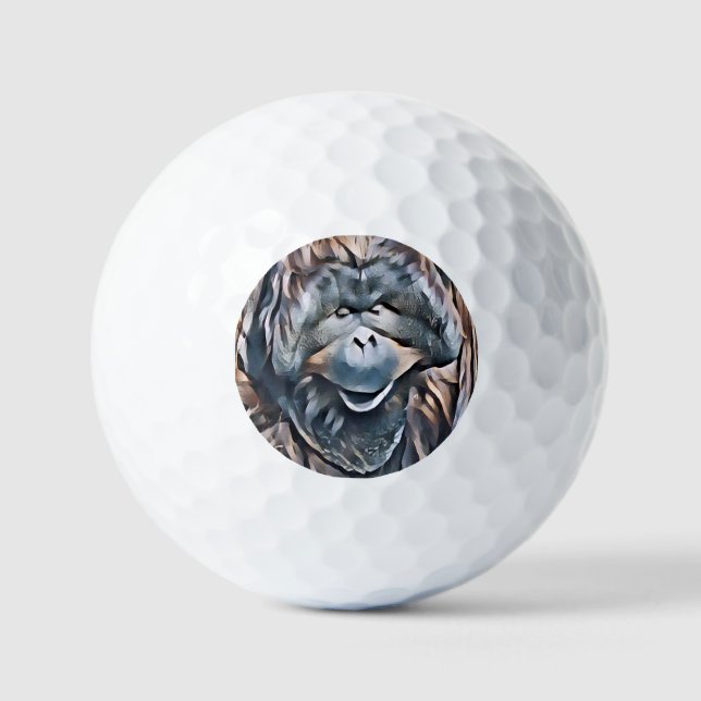 ORANGUTAN GOLF BALLS (Front)