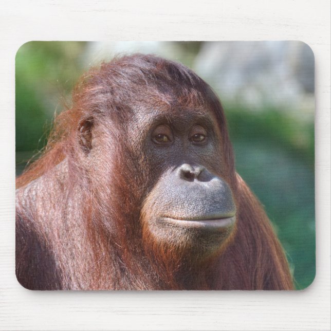 Orangutan Lady Mouse Mat (Front)